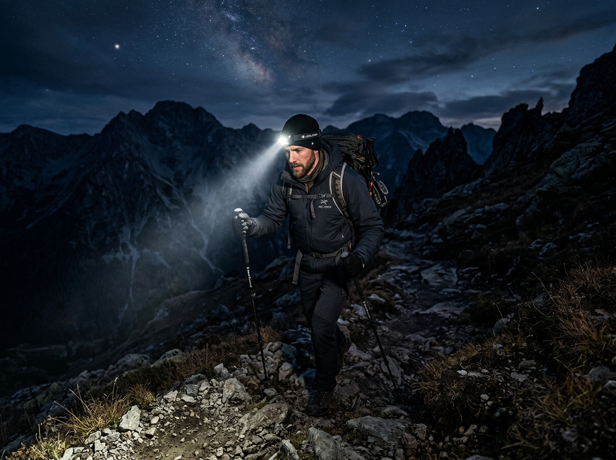 Senter Kepala SUPERSENTER HEAD PRO Rechargeable LED Headlamp